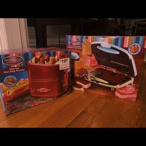 Never use hot dog toaster and ice cream sandwich